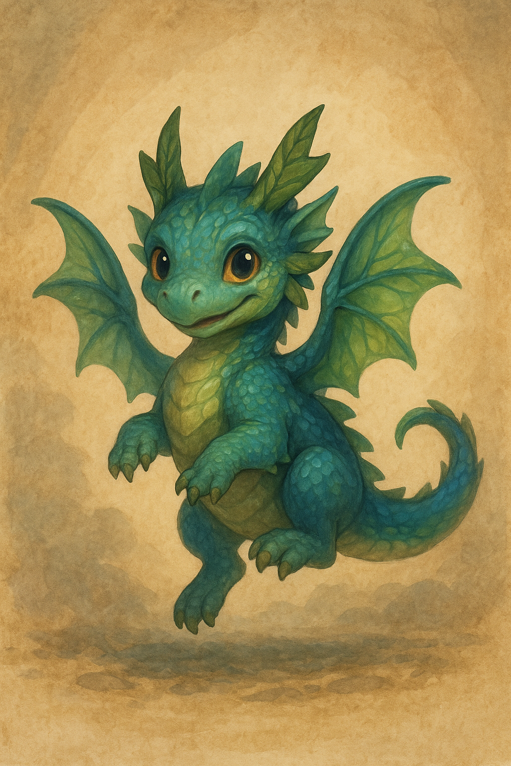 Baby Green River Dragon